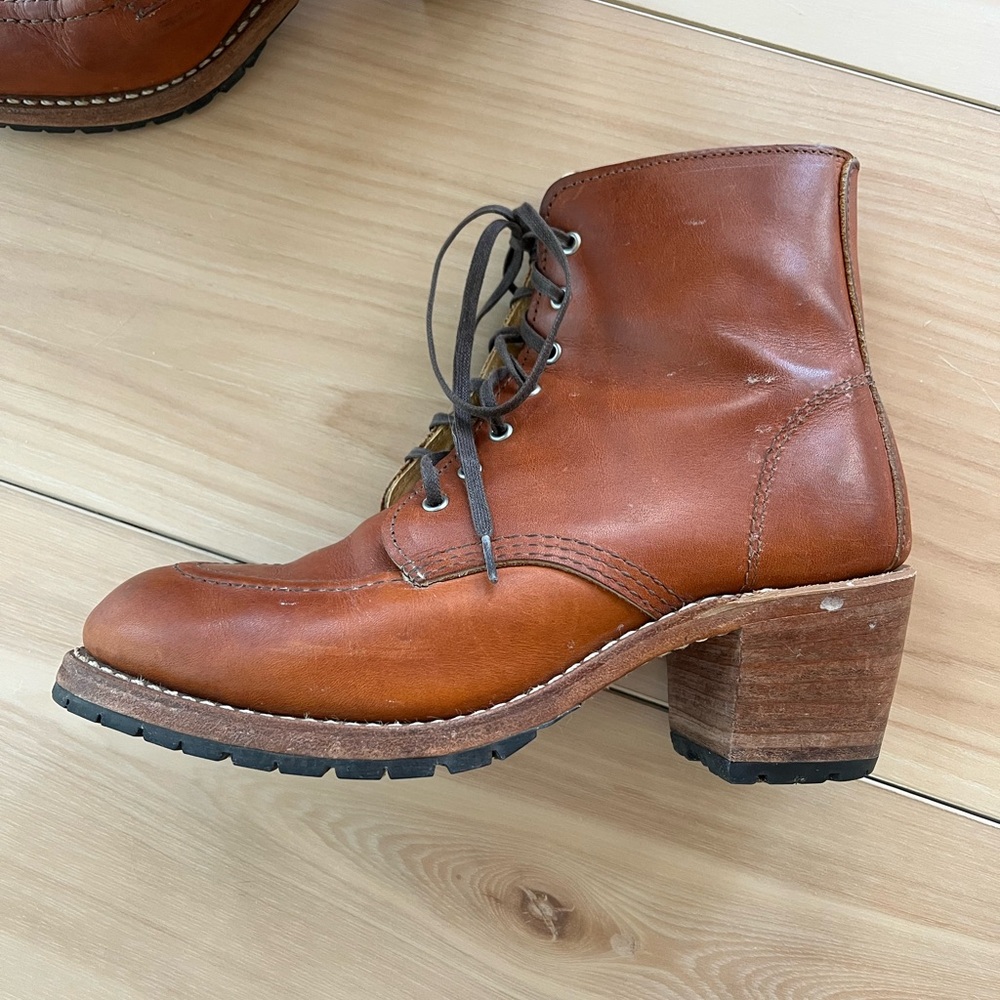 Women’s Red Wing Leather Lace-Up Ankle Boots - Brown - Picture 4 of 9